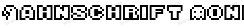 Bahnschrift Condensed-粗体 (TrueType)字体转换